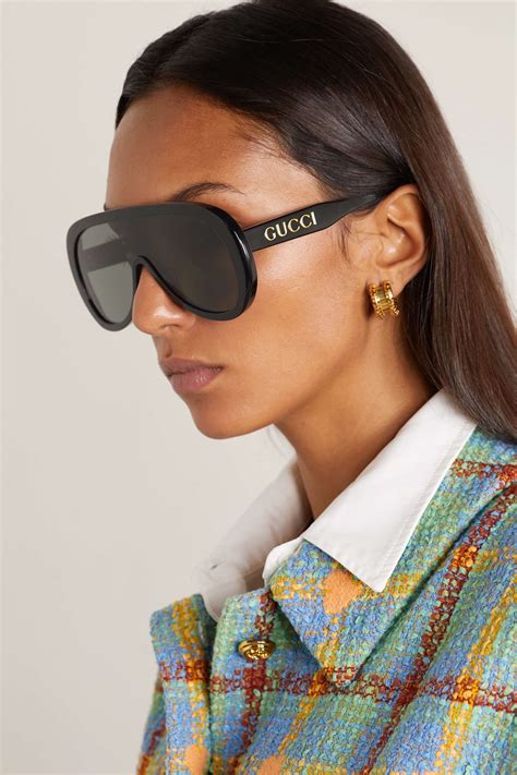 gucci oversized d-frame acetate sunglasses|Gucci sunglasses with Swarovski crystals.